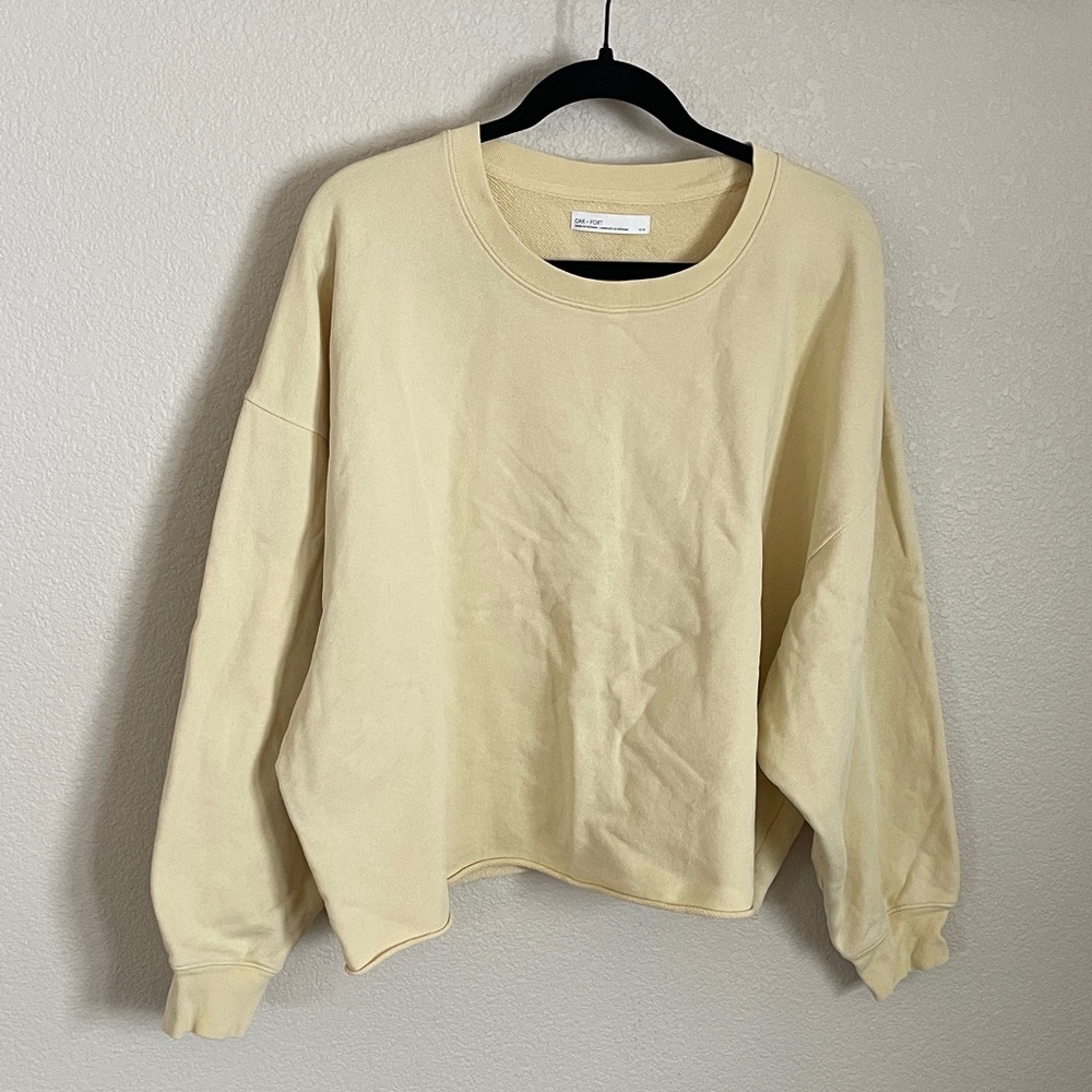 Oak + Fort Butter Crew Neck